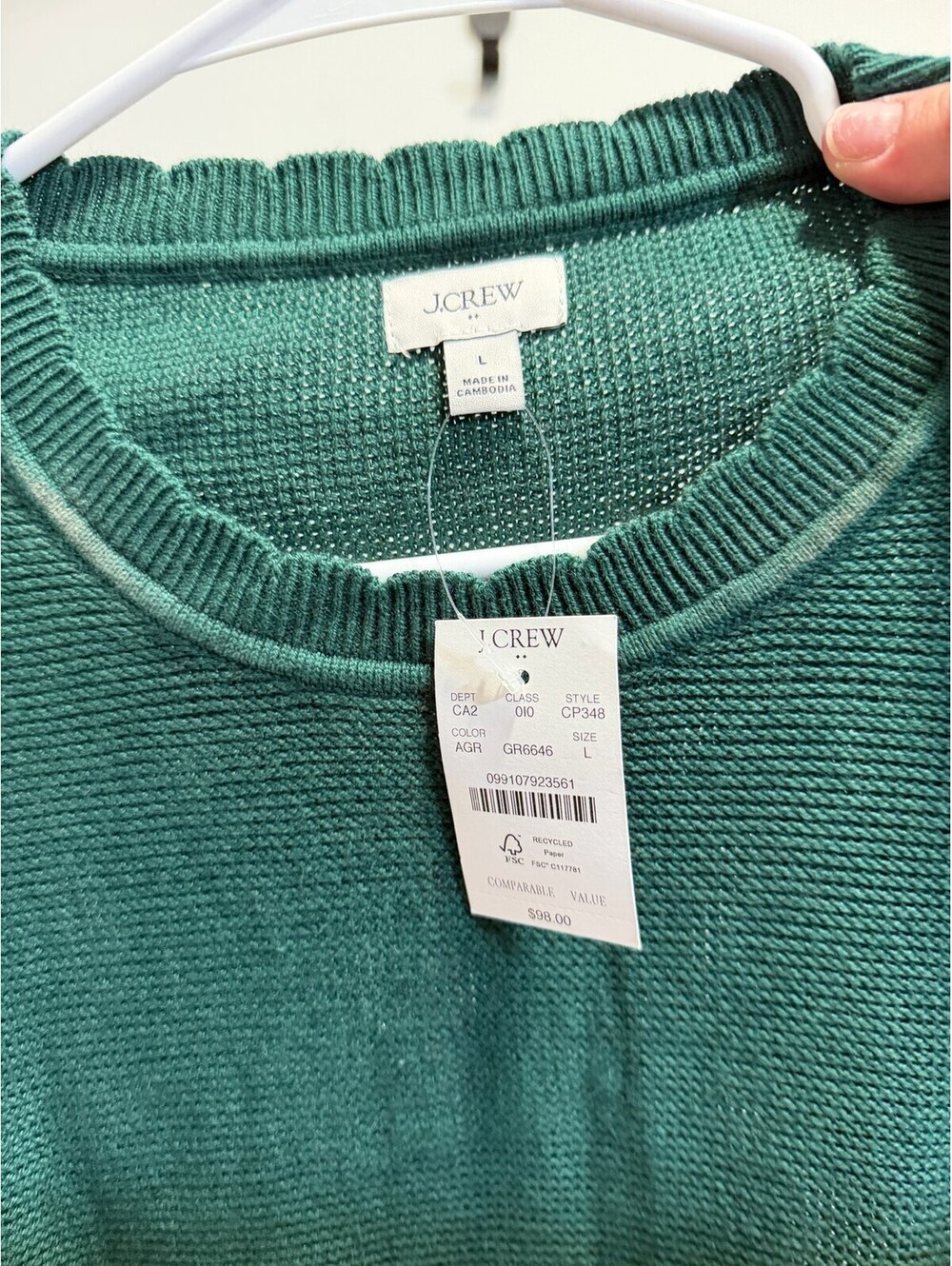 Ralph Lauren Sweater White Size XL - Picture 4 of 4